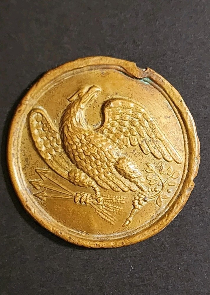 Civil War "UNION" Eagle Breast Plate 2.5" Diameter "Very Nice Example"