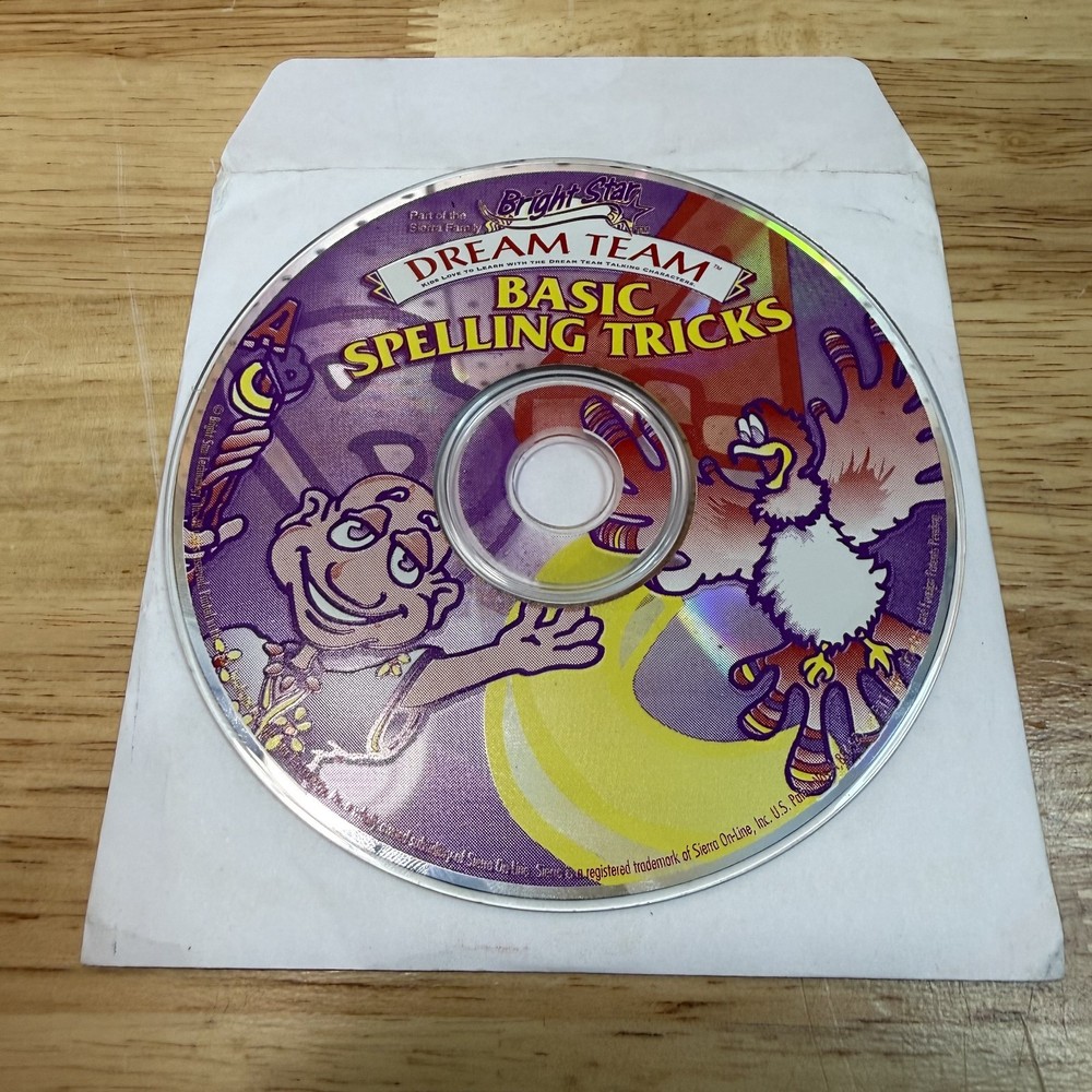 Bright Star - Dream Team - Basic Spelling Tricks / CD-ROM Disc Only