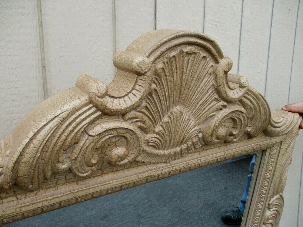 62937 Large Decorator Shell Top Mirror 45 x 57