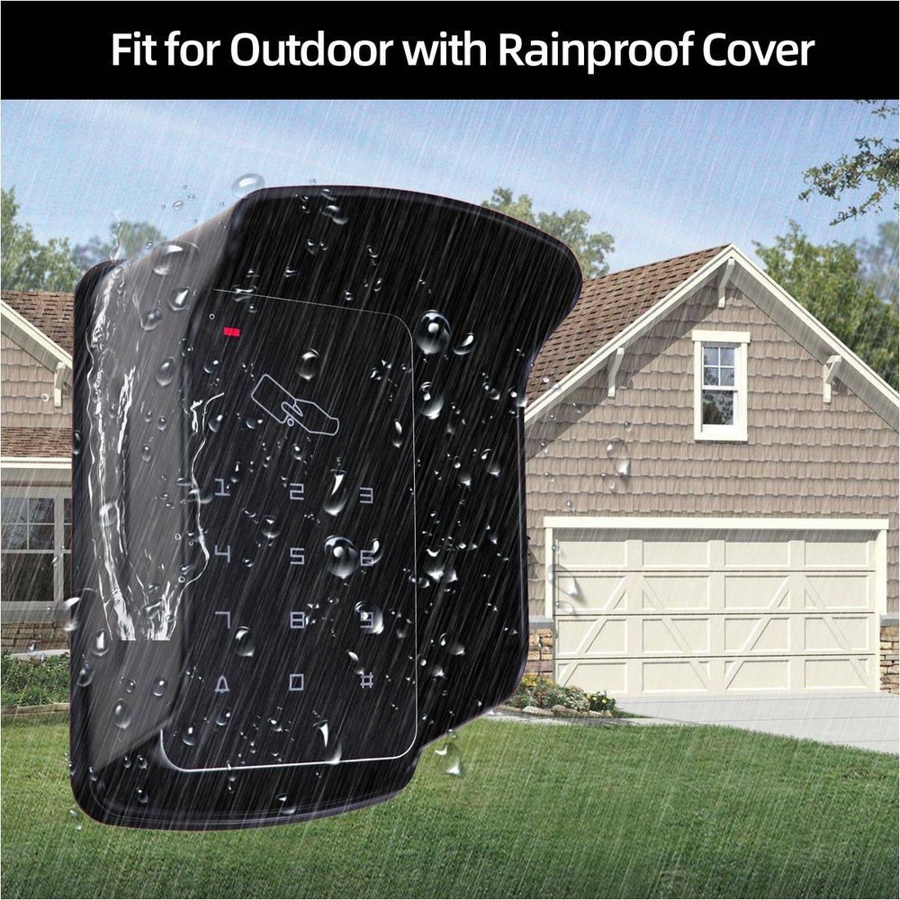RFID Card Reader Door Lock System Access Controller with Keypad Rainproof Cover