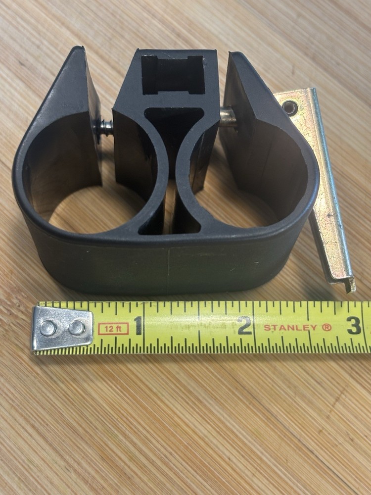 Vintage Kryptonite U-Lock Keeper Bracket 1” Frame Mount Single Screw Attachment