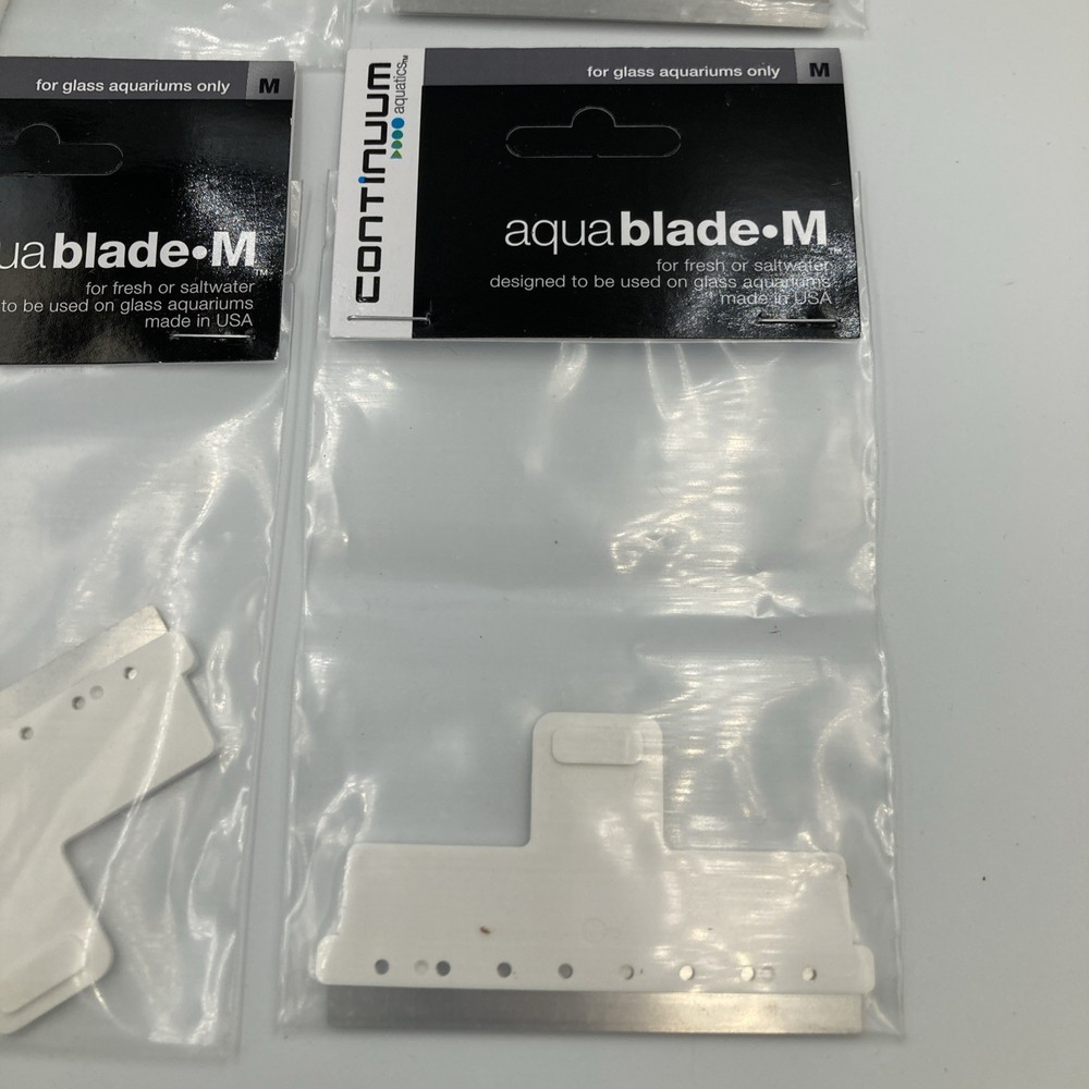 4 Continuum AquaBlade-M Single Stainless Steel Algae Scraper Replacement Blade