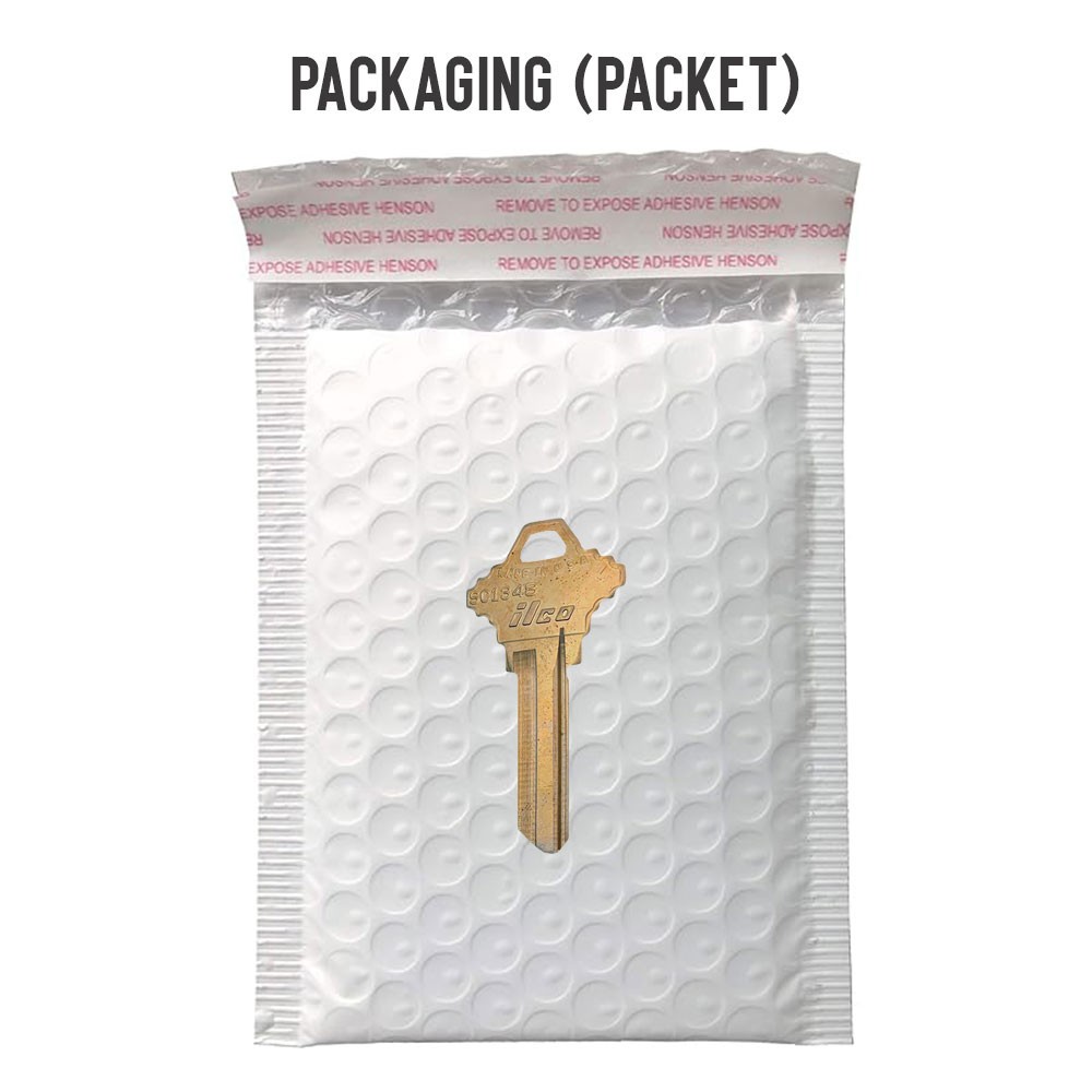 SC1348 Key Blank 6-PIN Brass