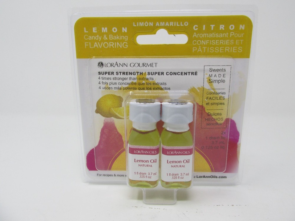 LORANN CANDY & BAKING LEMON FLAVORING 2-PACK