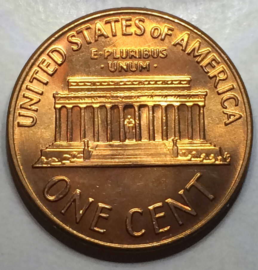 1972 D Lincoln Cent BU Red- Spike Head- Unlisted