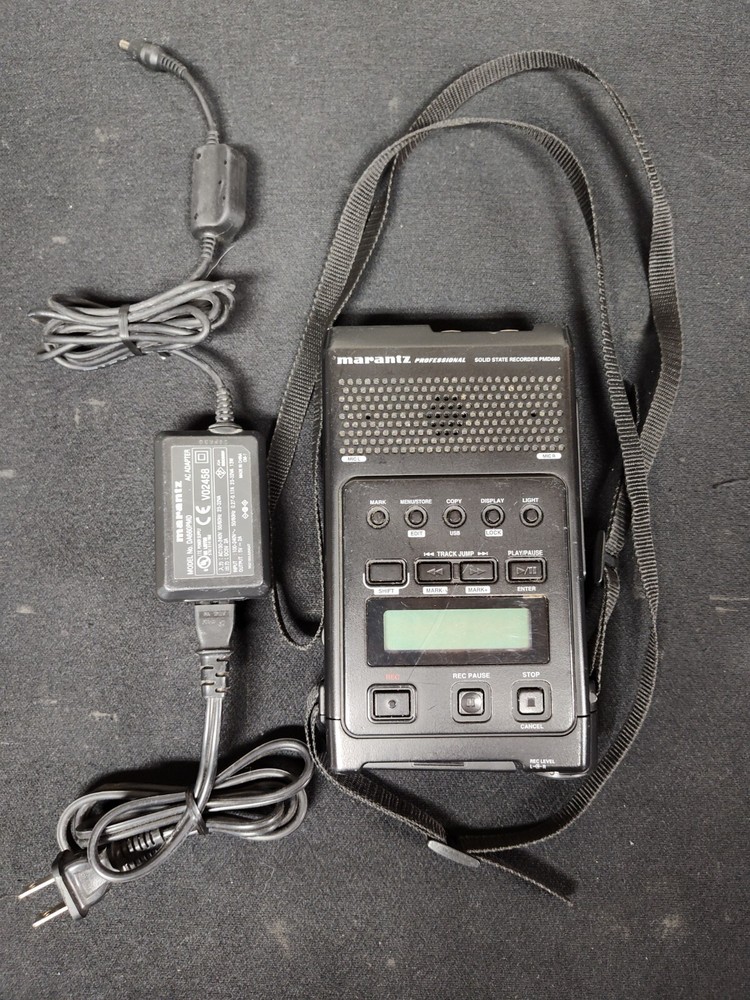 Marantz PMD660 Professional Solid State Recorder w/Compact Flash & Power Supply