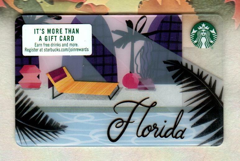 STARBUCKS Florida 2016 Gift Card ( $0 )