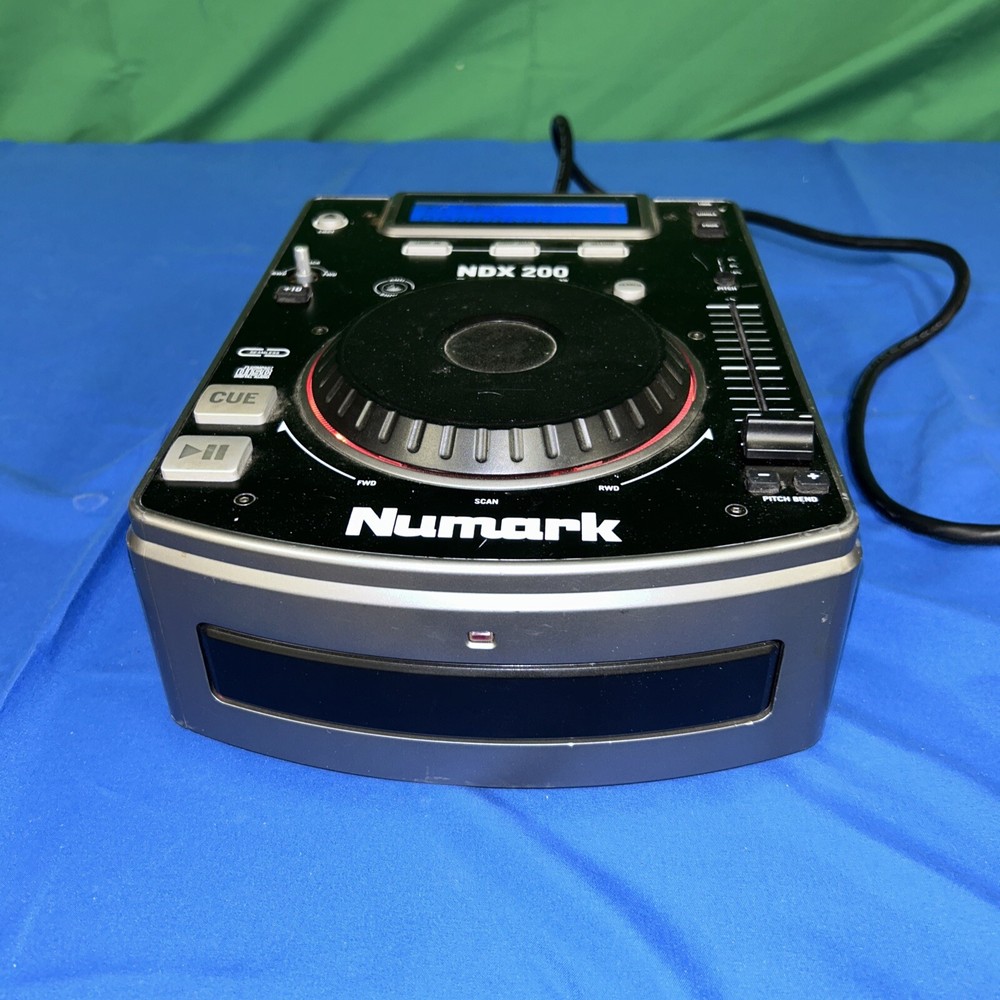 Numark DJ NDX200 Professional Tabletop CD Player Mix Loop AS-IS