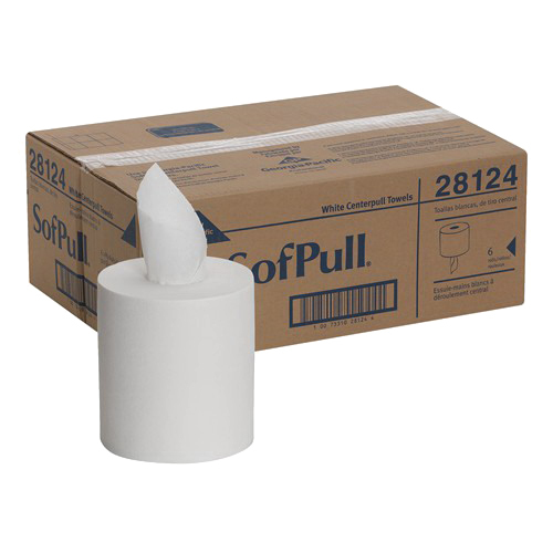 GP SofPull Regular Capacity Centerpull Towel, 15" L x 7.8" W | 6 Roll/Case