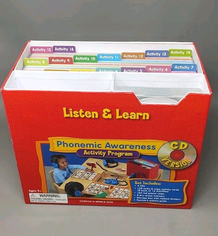 Lakeshore Listen & Learn Phonemic Awareness Activity Program CD Version JJ327