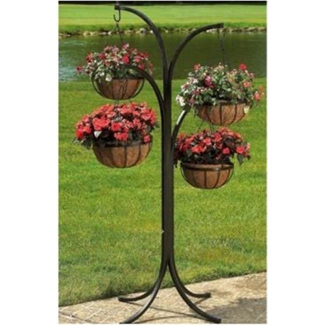 Coropration 4 Arm Tree with Hanging Baskets
