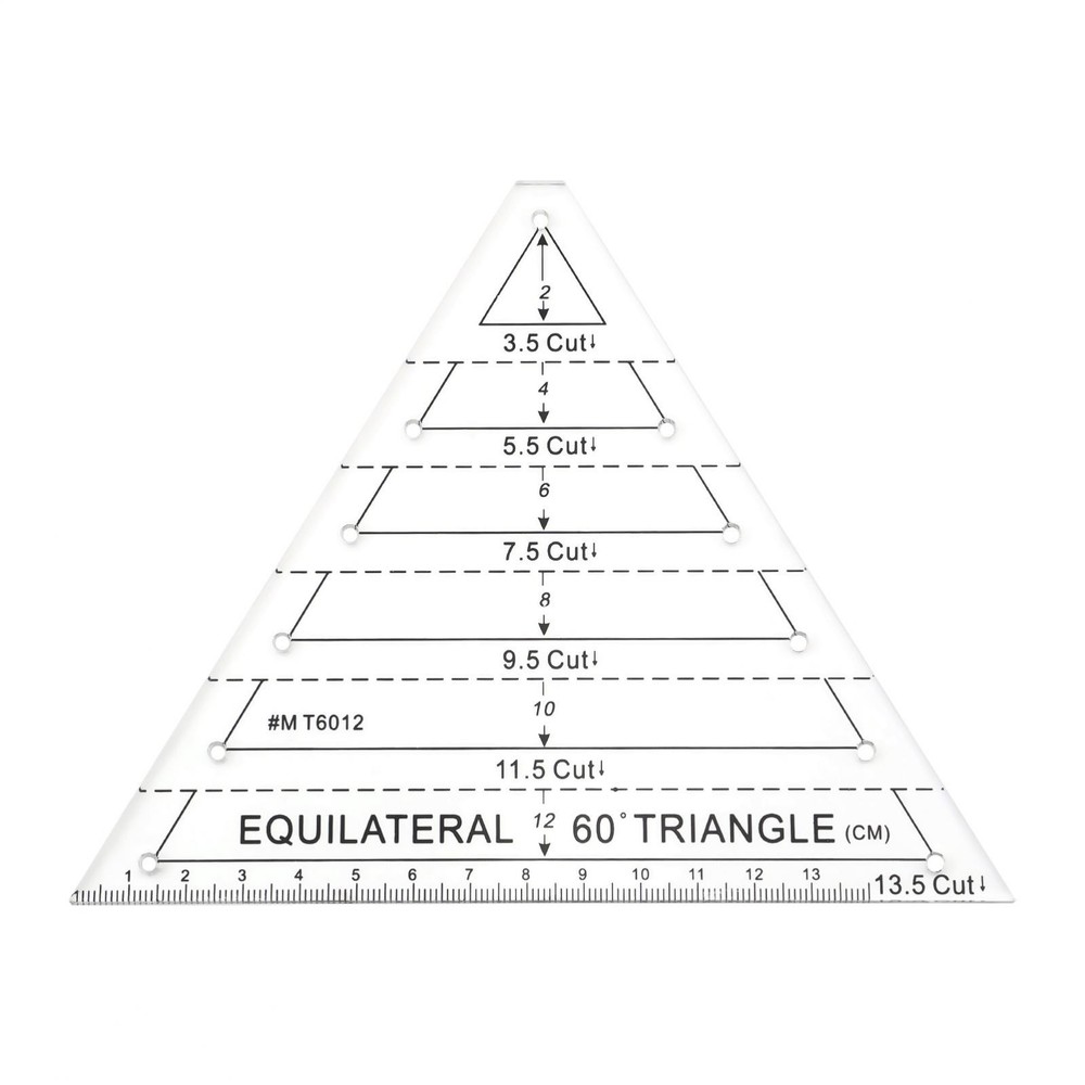 4Pcs Quilting Ruler, Transparent Patchwork Sewing Cutting Craft Ruler DIY Tools
