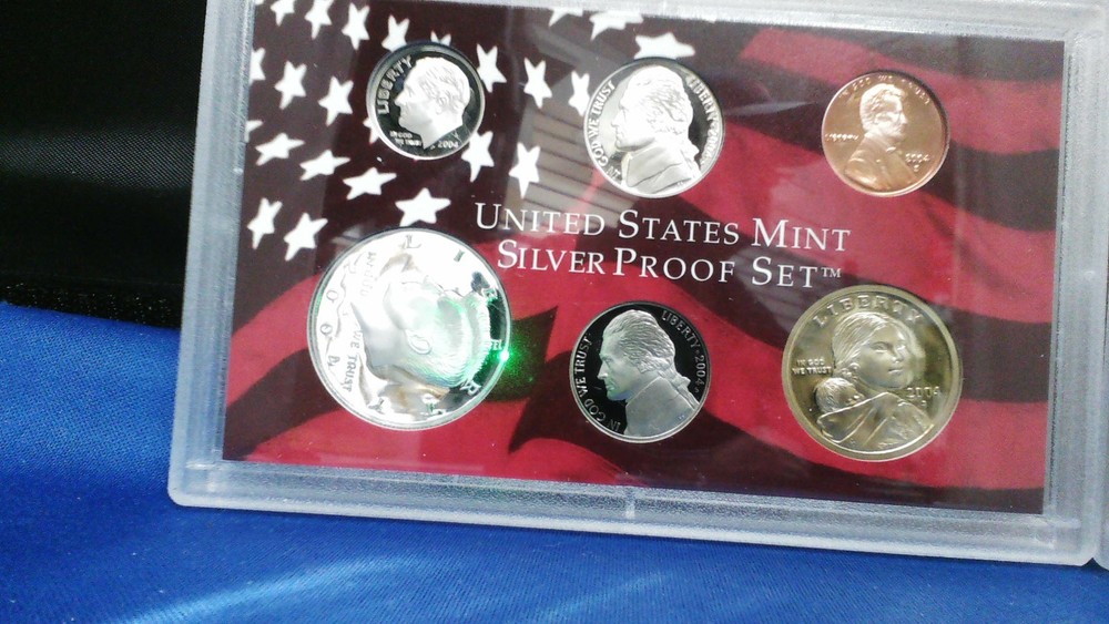 2004 United States Mint Silver Proof Set 90% Issue w/ Box COA