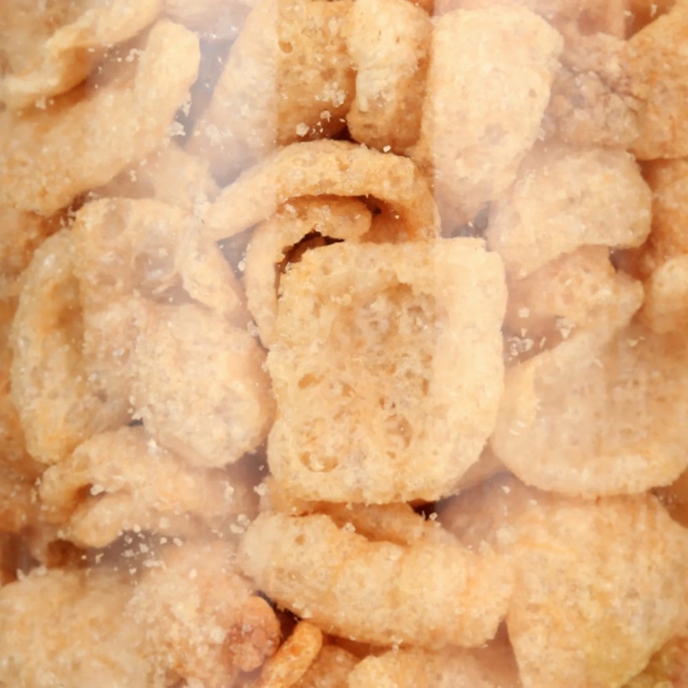 Mac's Original Fried Pork Skins 11oz Barrel