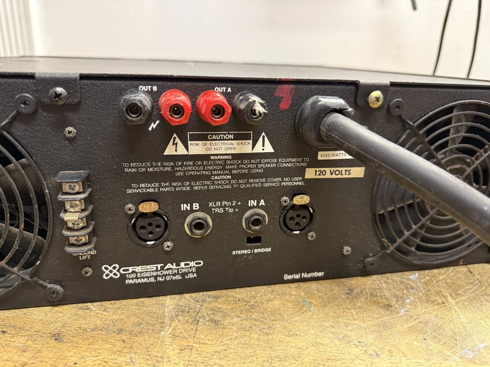 CREST AUDIO CA12 Power Amplifier