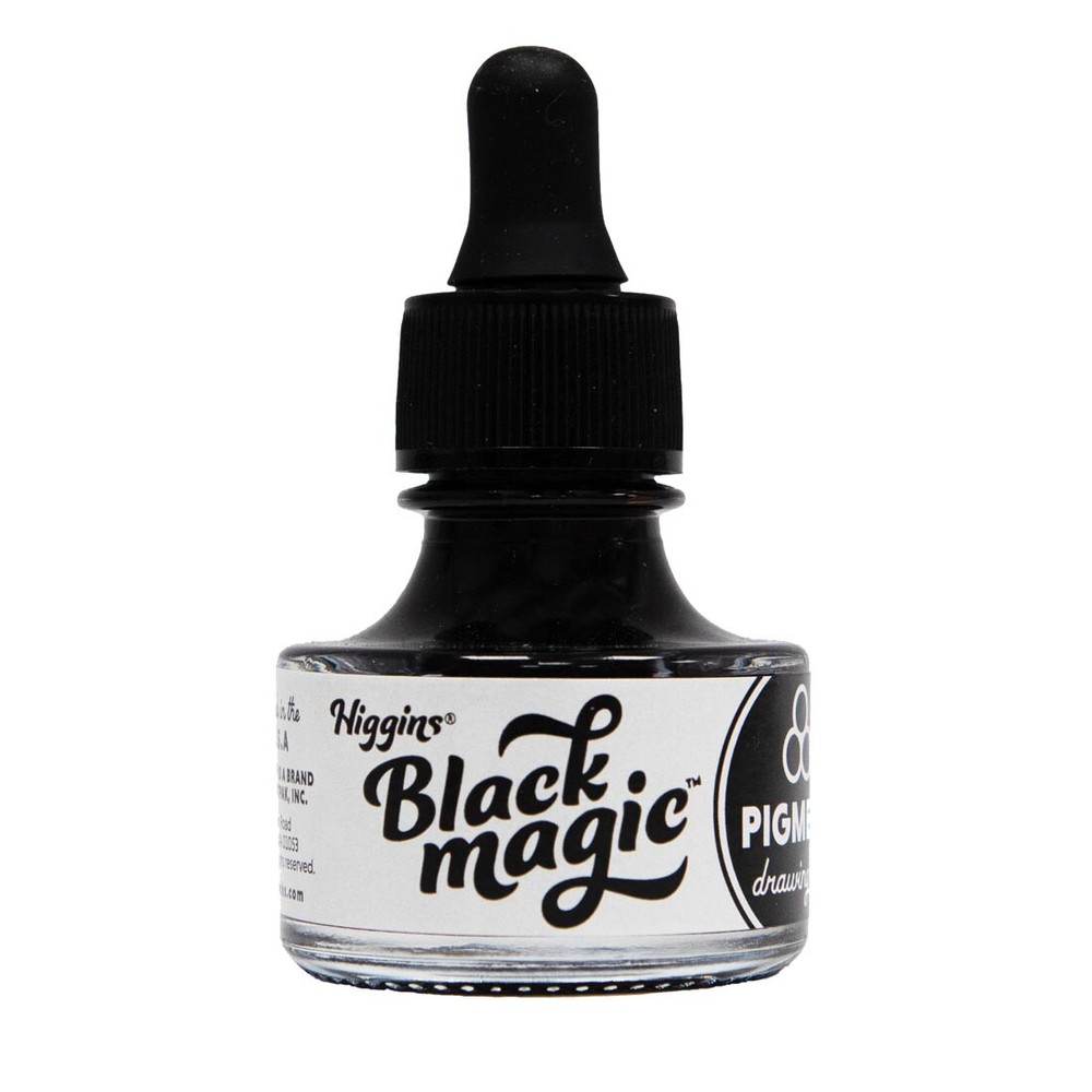 Higgins Black Magic Pigment-Based Waterproof Drawing Ink