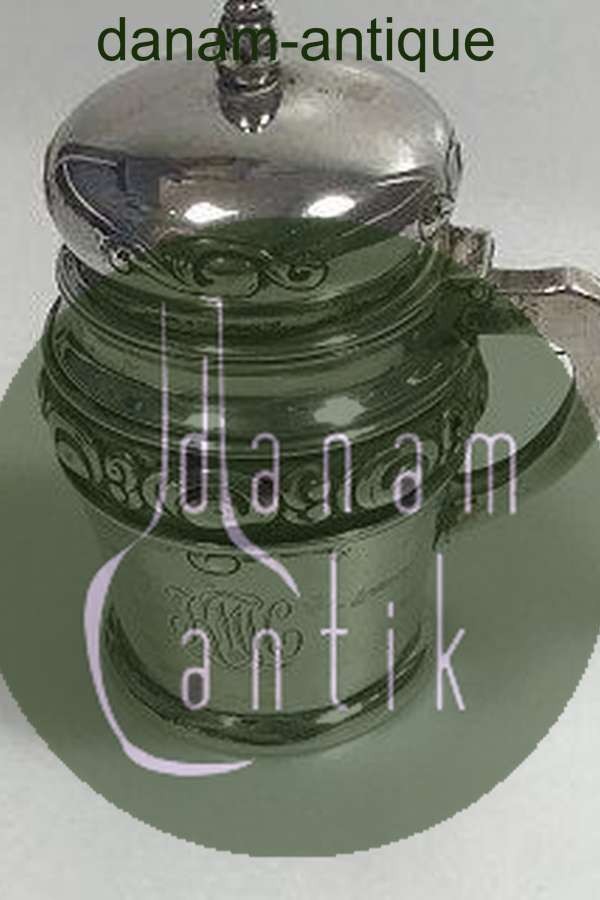J Holm Silver Mustard Pot