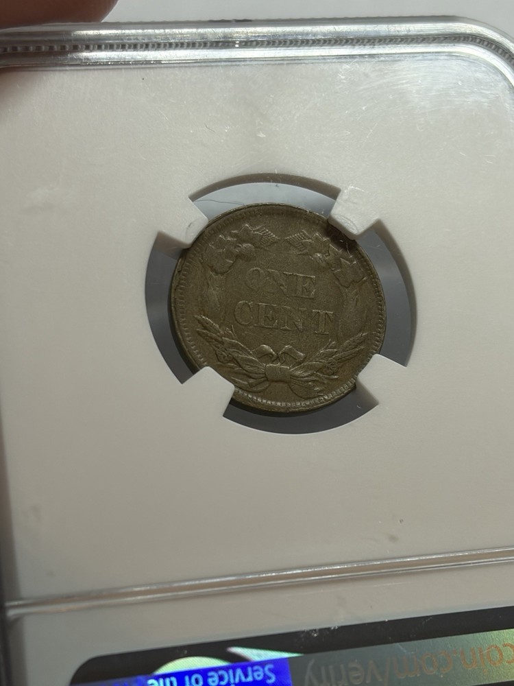 1858 Flying Eagle Cent NGC VF35 Small Letters