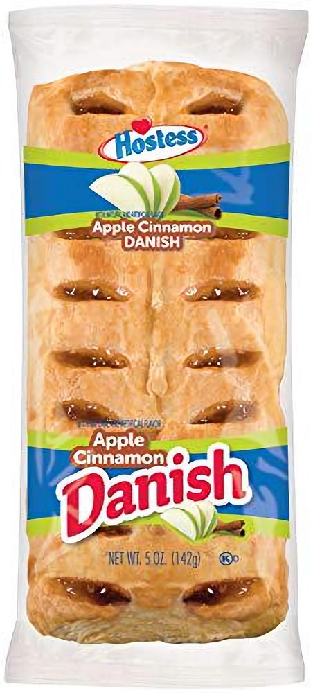 Hostess Apple Cinnamon Danish | 5 Oz | 6 Count