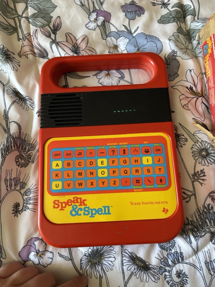Texas Instruments Speak and Spell Handheld Electronic Vintage