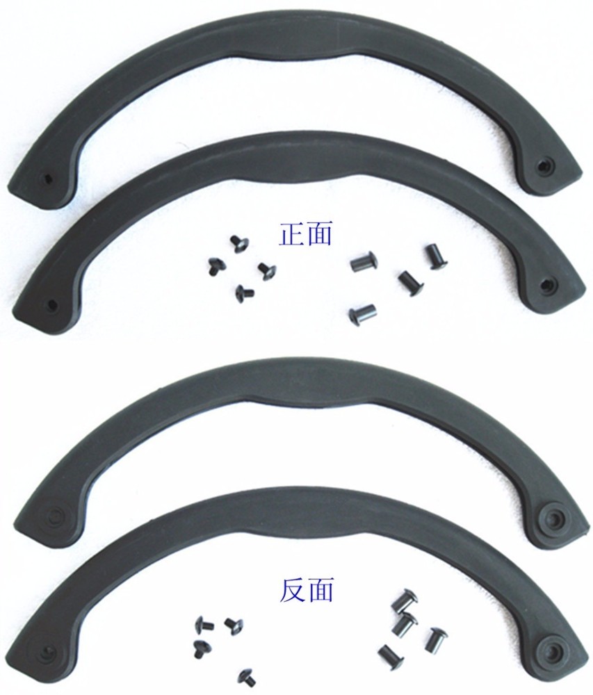 1 Pair Snowboard Bumper Cover Edge Tip Protector Guard Monoboard Black New
