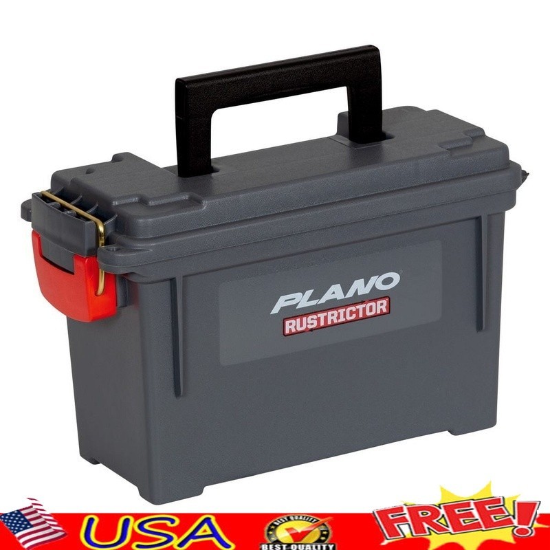 Rustrictor Small Ammo Box 6 Compartment Durable Water Resistant Rust Protection