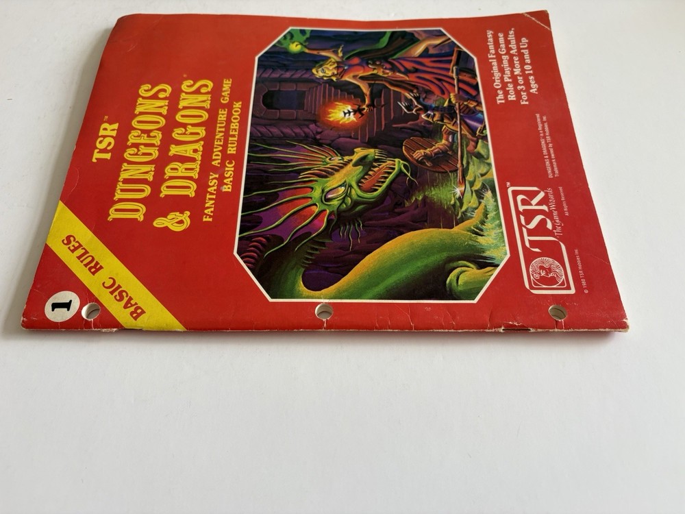 Dungeons and Dragons Basic Set TSR 1981
