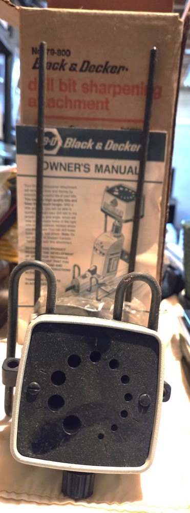 Black And Decker Drill Bit Sharpenerm Attachment Only NIB