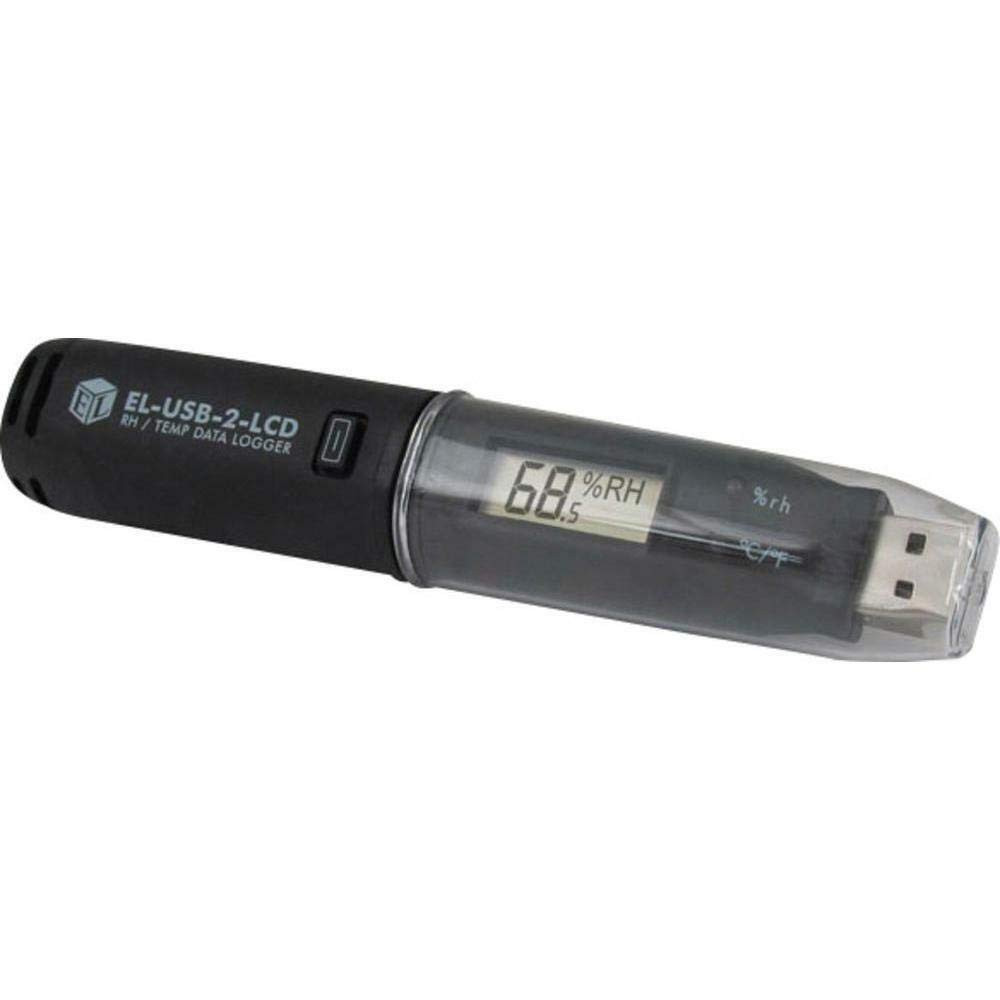 EL-USB-2-LCD Temp Data Logger, Black