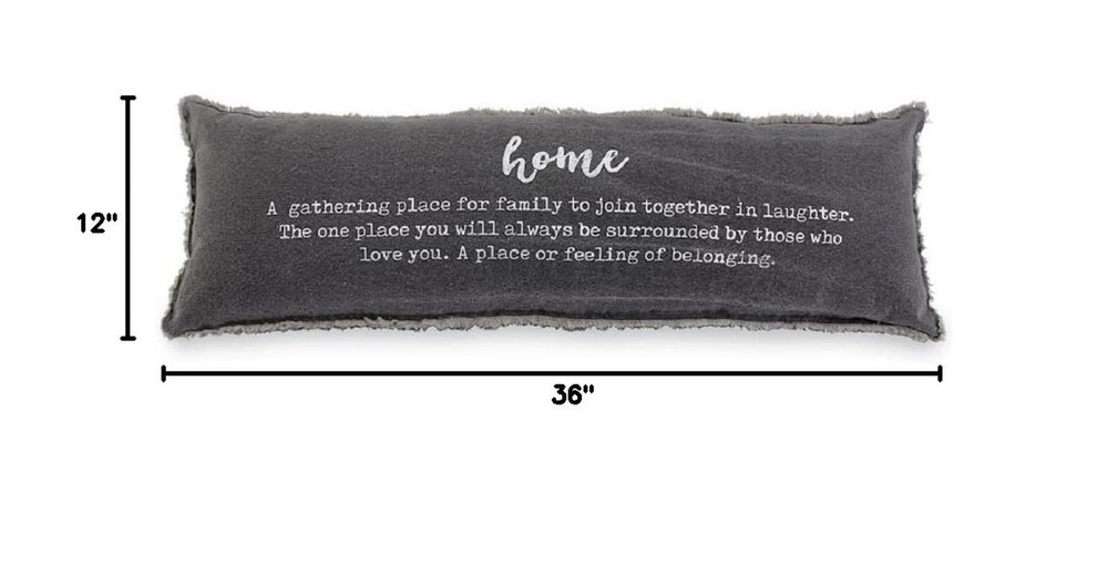 Home Definition Decorative Accent Lumbar Pillow