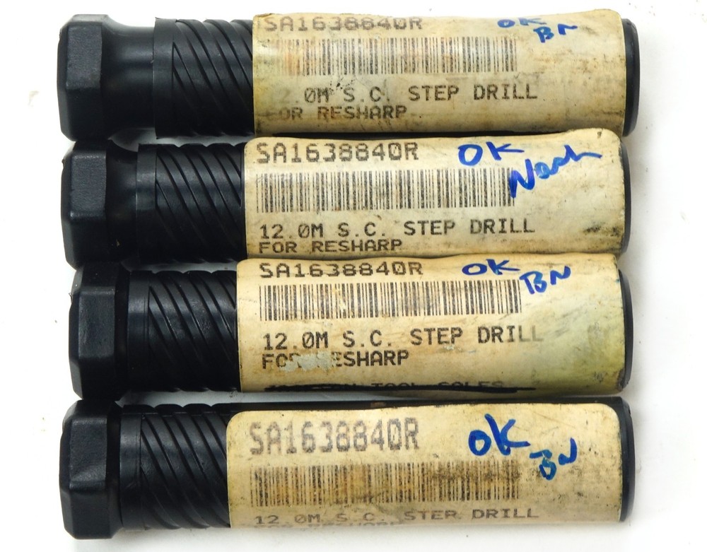 Guhring SC Solid Carbide subland Step Drill for resharp 12mm Dia. 77.5mm OL