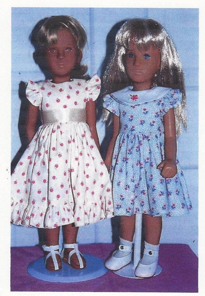 Sewing pretty dress pattern fits 16"  SASHA dolls clothes