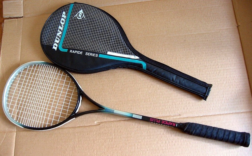 DUNLOP RAPIDE PLUS Squash Racket Semi Micro String System Used Sydney PU