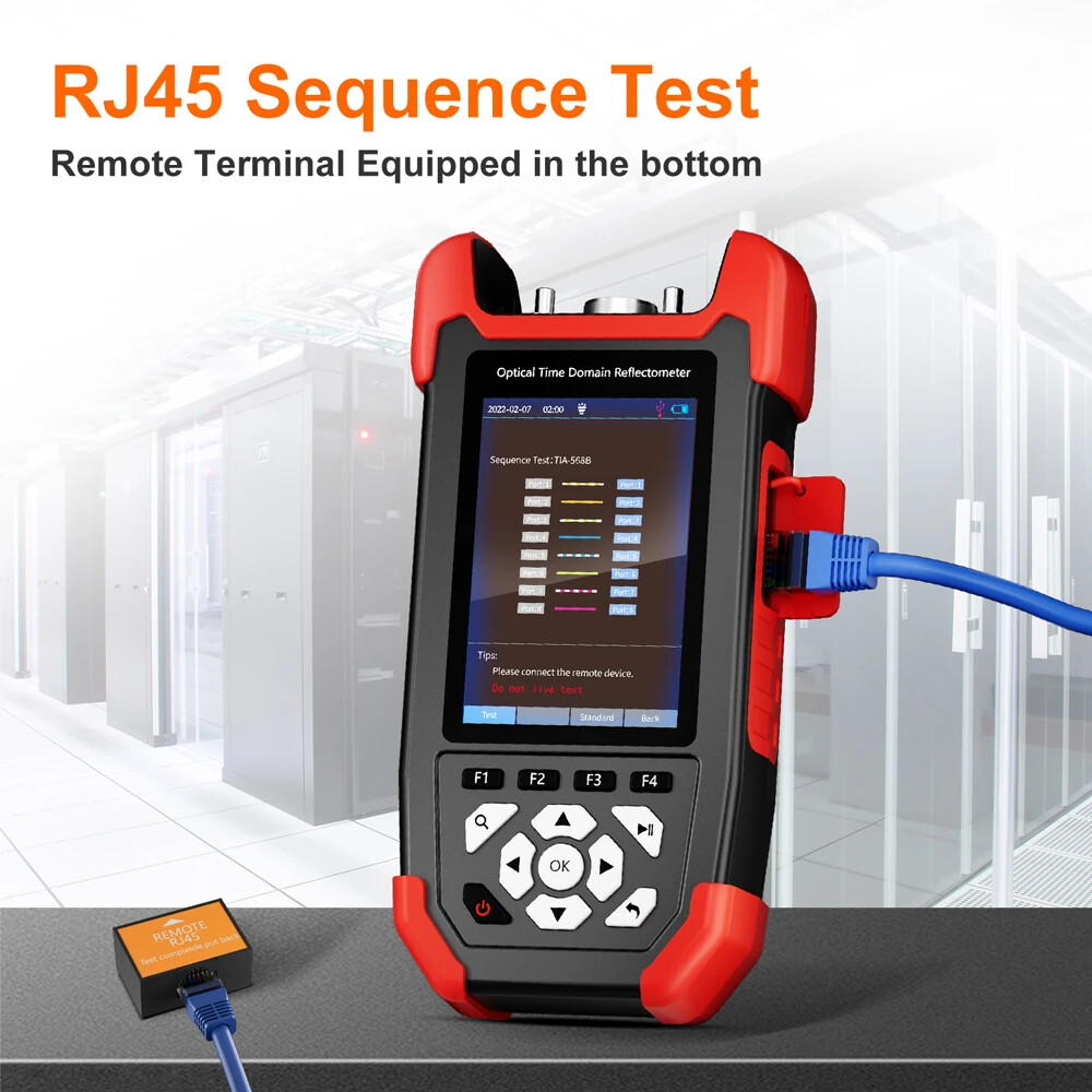 Optical Fiber Tester Optical Reflectometer Event Map Ethernet CableTester
