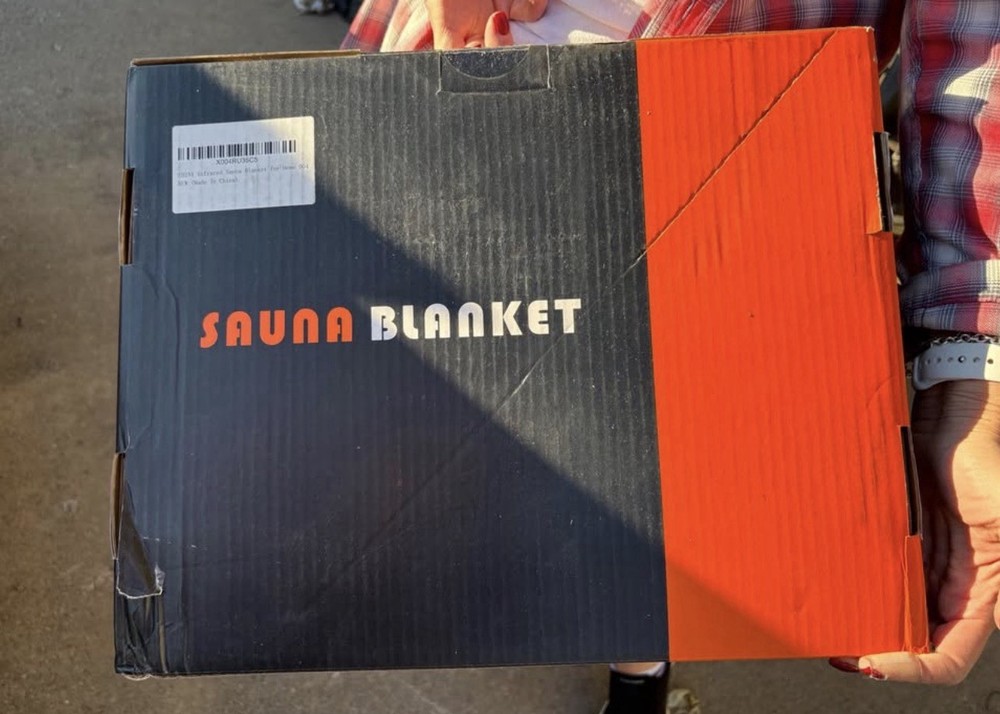 Infrared Sauna Blanket Portable Black Indoor Use
