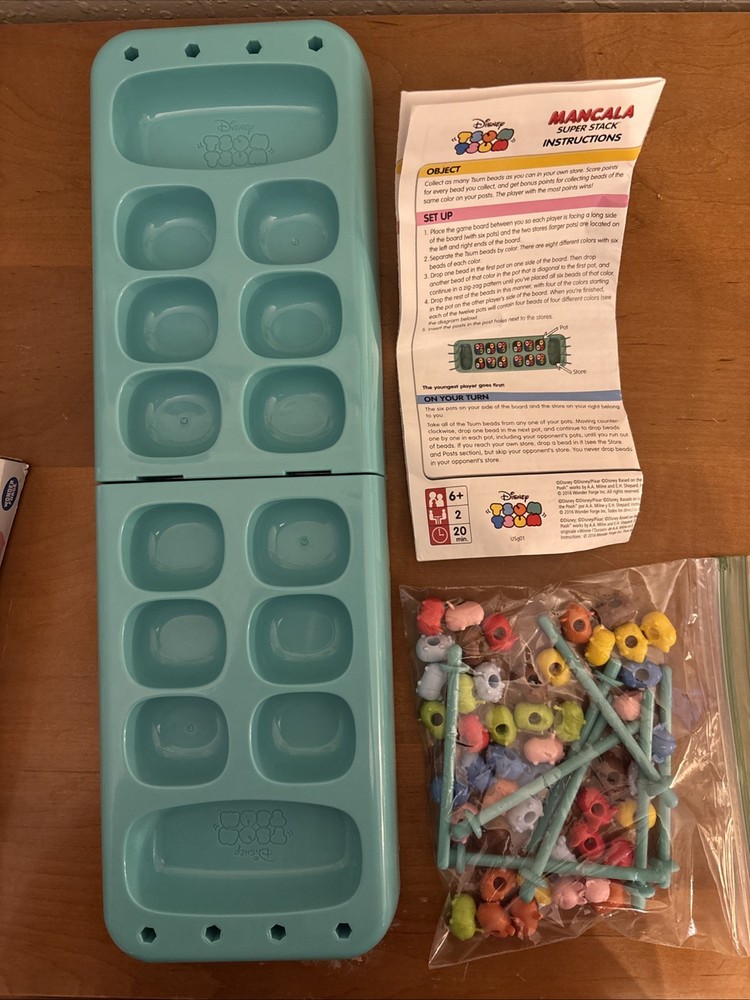 Disney Tsum Tsum Mancala Super stack Game complete