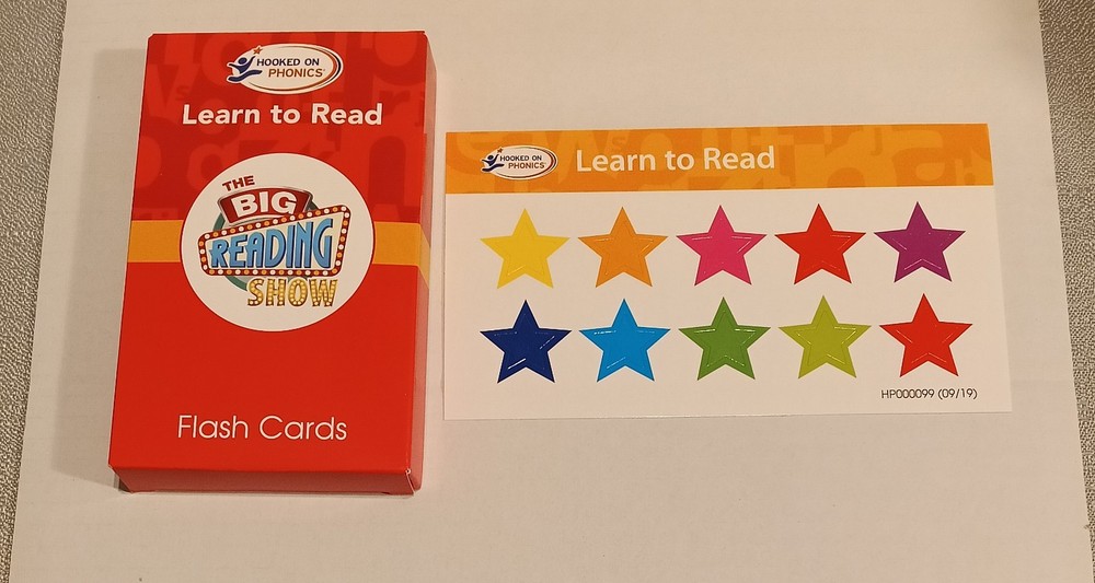 2017 Hooked On Phonics Level 1 Workbook Reading Books Flash Cards Stickers New