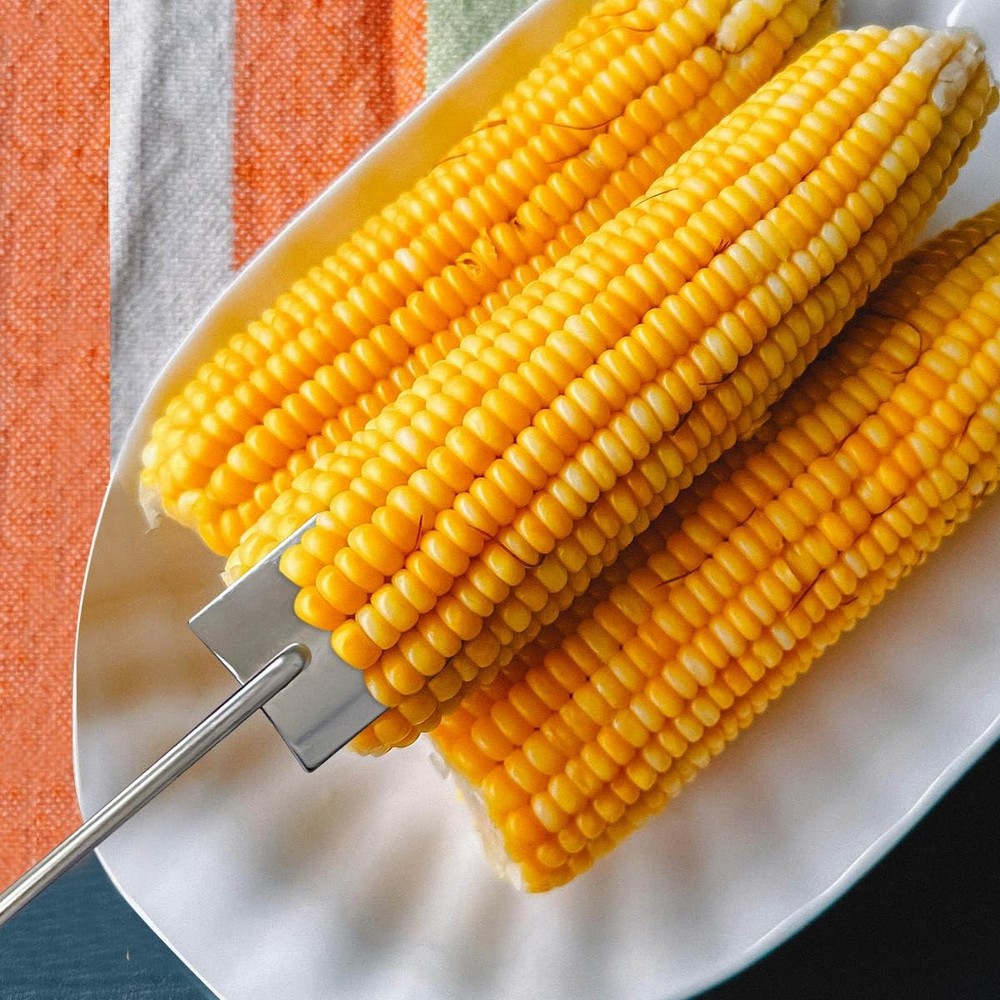 2pack Long Handle Corn Stripping Tool,Corn on the Cob Remover,Corn Peeler for...