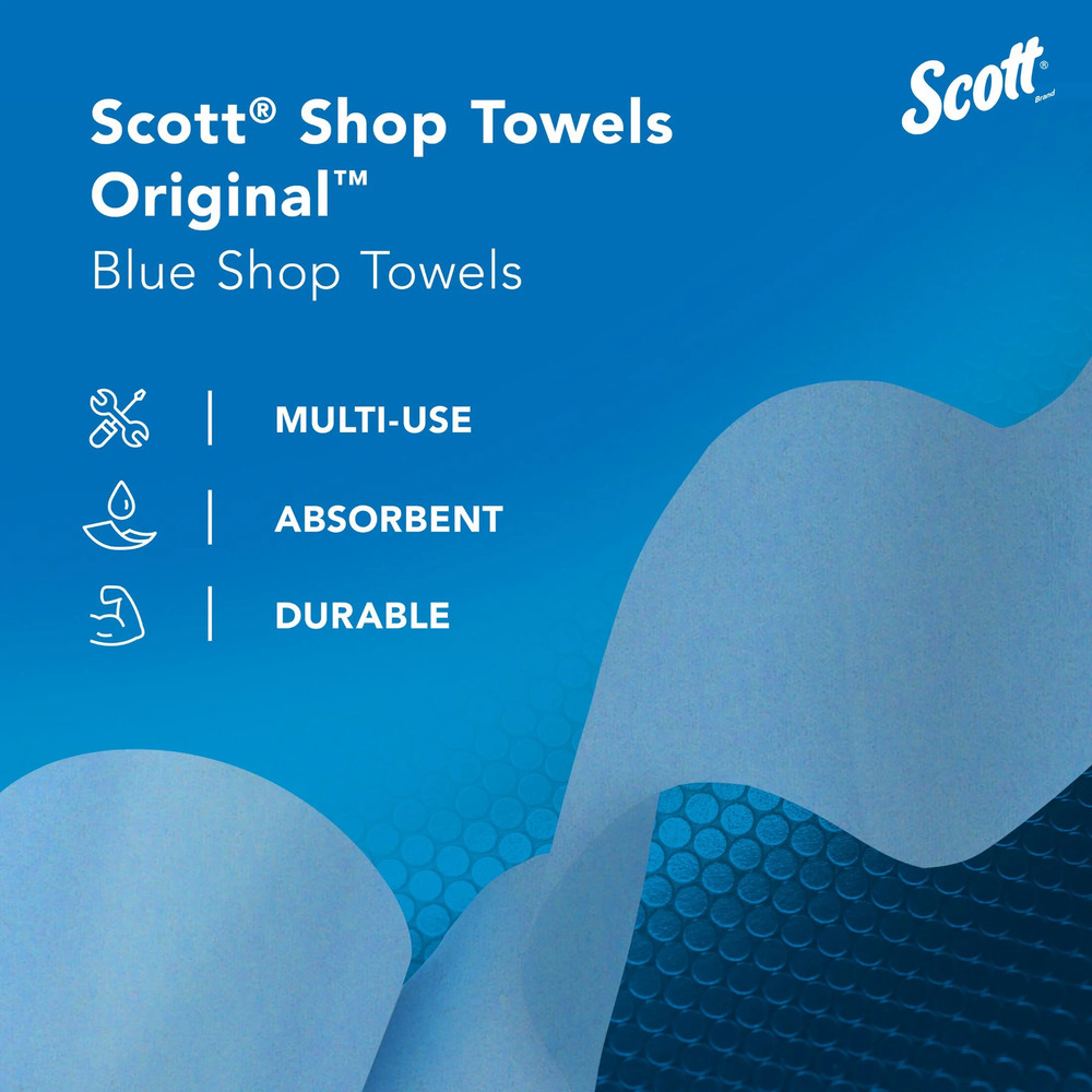 (2 Pack) Shop Towels, 6 Rolls, 55 Sheets per Roll