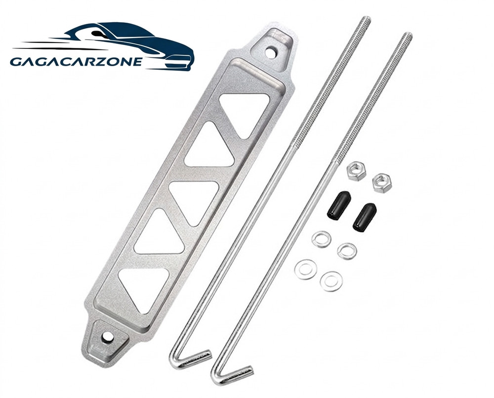 Battery Fixed Bracket Battery Retaining Clamp Tie Down Holder Aluminum