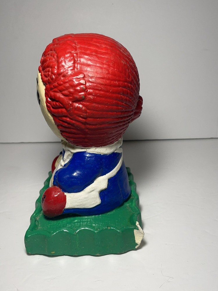 Vintage Raggedy Ann and Andy Bookends