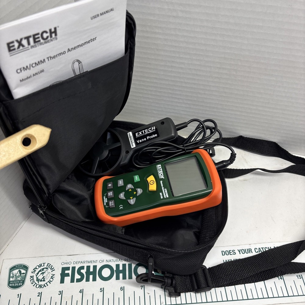 EXTECH AN100 THERMO-ANEMOMETER CFM/CMM