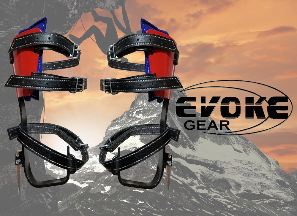 Evoke Gear Tree Climbing Spike/Spur Set Climber Tree + Pole Graffs