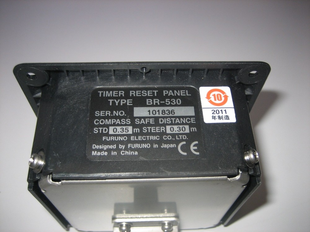 Furuno BR-530 Timer Reset Panel - Good Condition
