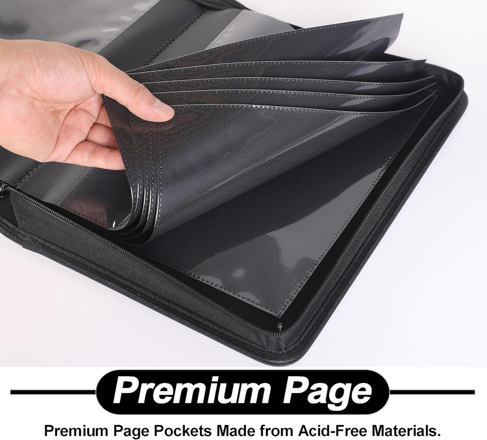 Comic Binder，Comic Book Album with Sleeves Fits Regular Comics and Comic Bagg...