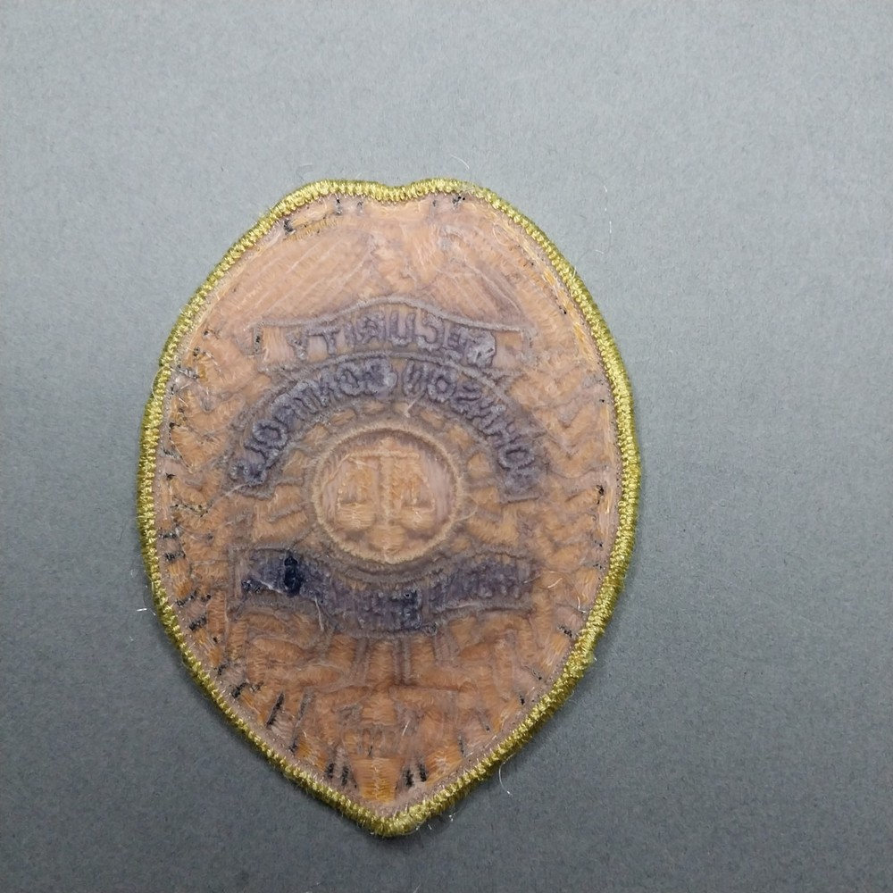 Johnson Controls Gold Tone 3.5" Msnufacturing Security Sew On Patch