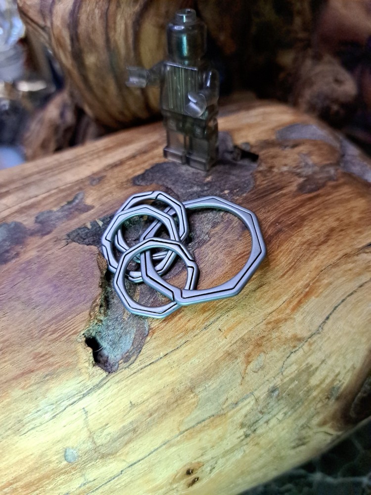 Gentlemen Series Titanium Sidepush Keyring Set