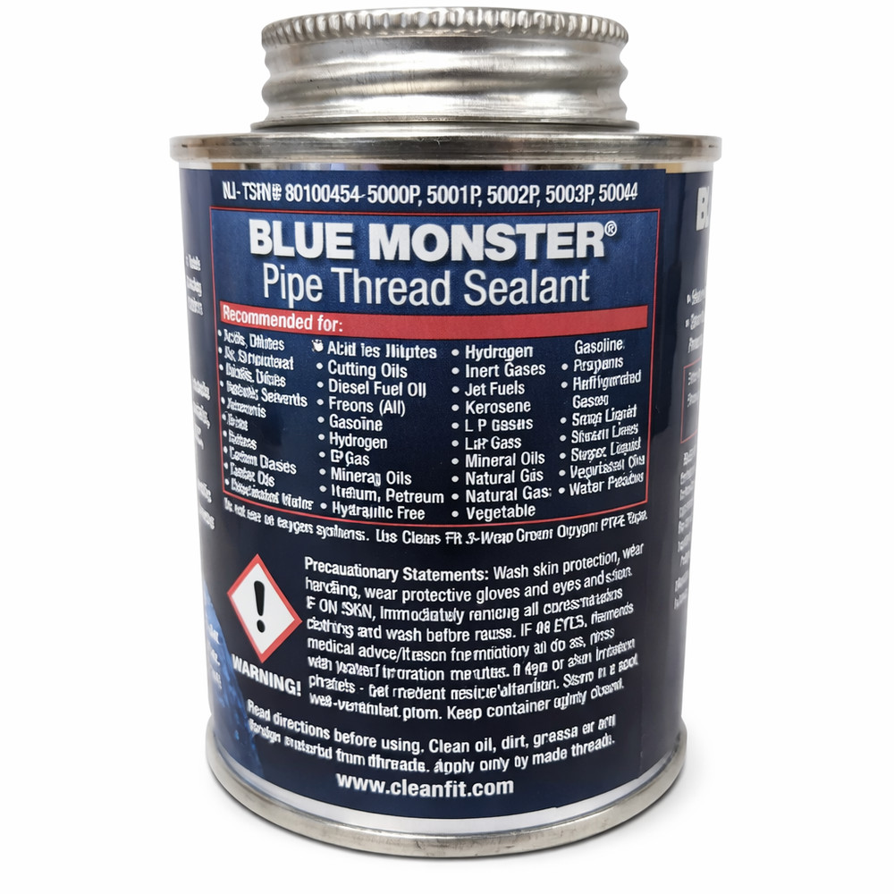 Blue Monster Pipe Thread Sealant Plumbers Putty 4 Oz Sealing