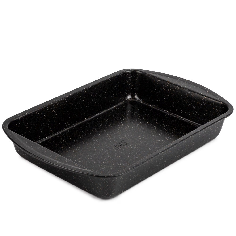 15x11 Inch Nonstick Lasagna Pan, Rectangular Baking Dish, Oven Safe Roasting Pan