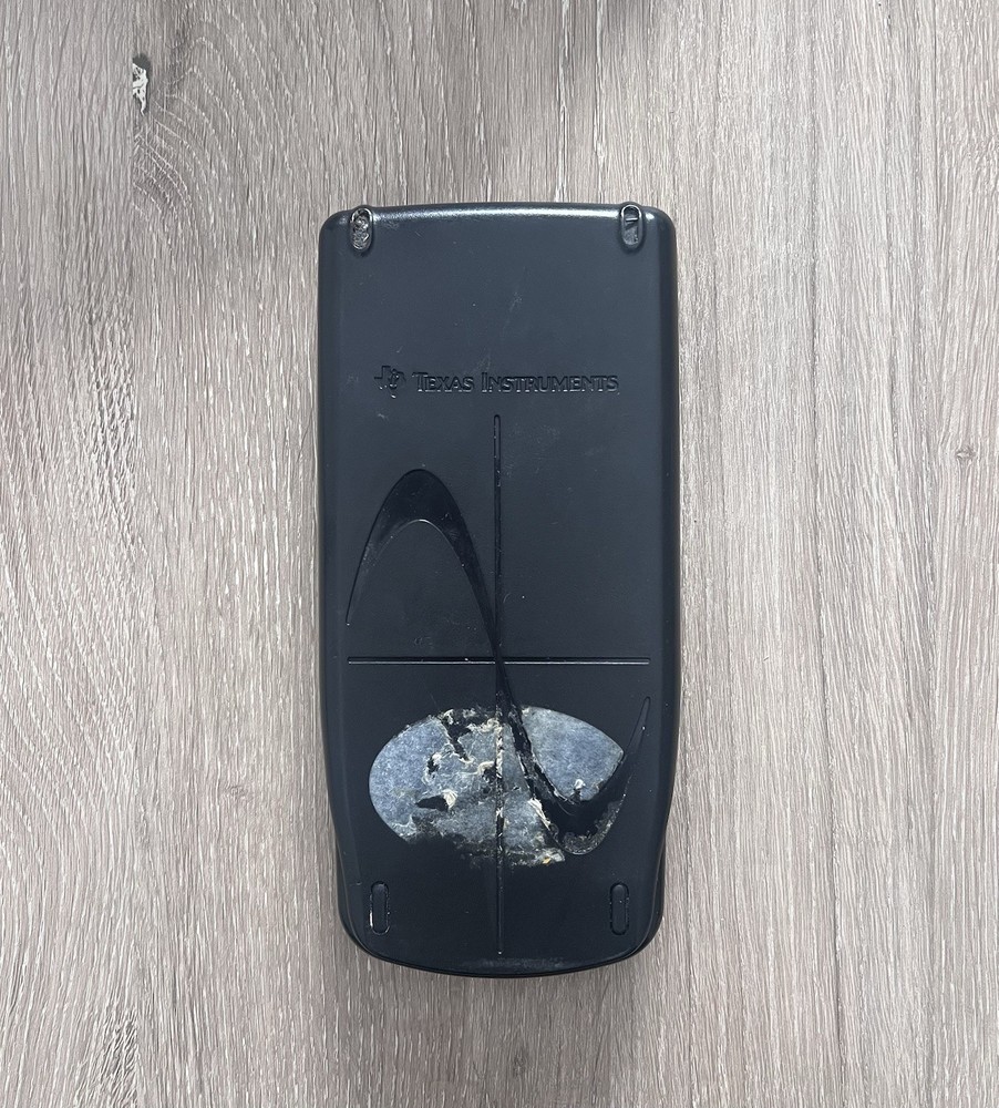 TI-83 Plus Graphing Calculator - Black - Battery Powered - Math Science - TESTED